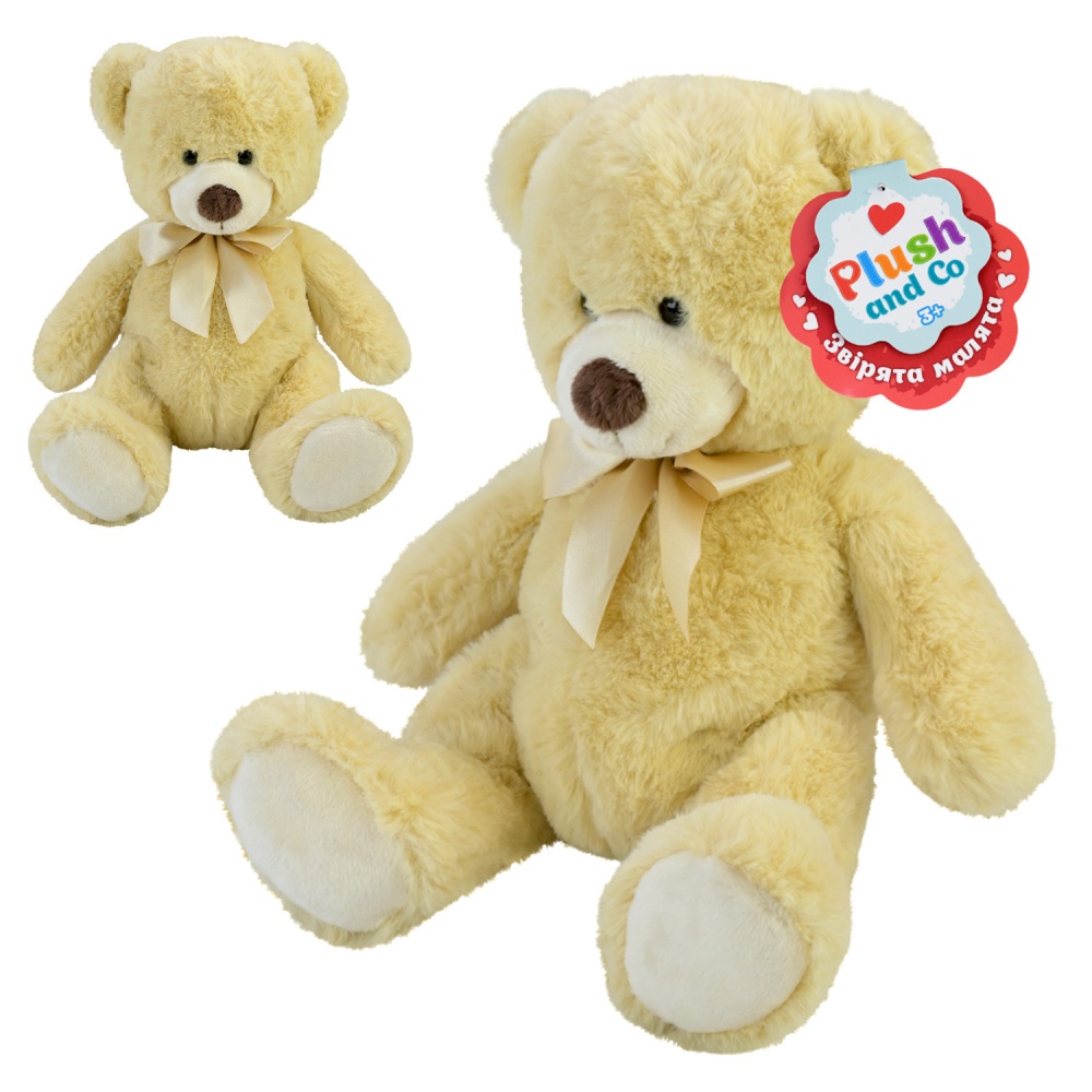 М'яка іграшка Plush and Co Ведмідь 19х13х24 см пісочно-бежевий PLC25065