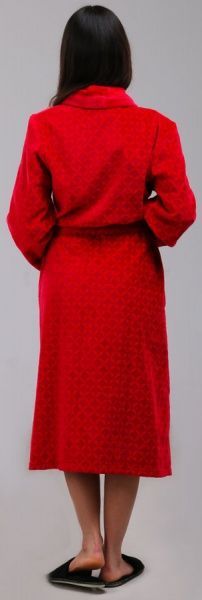 Халат велюровий Cawo Rombo р. 46 червоний 