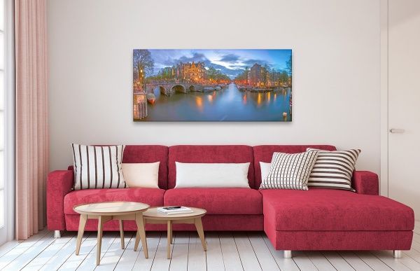 Репродукція AF-Amsterdam-156-Pano 50x120 см RozenfeldArt 