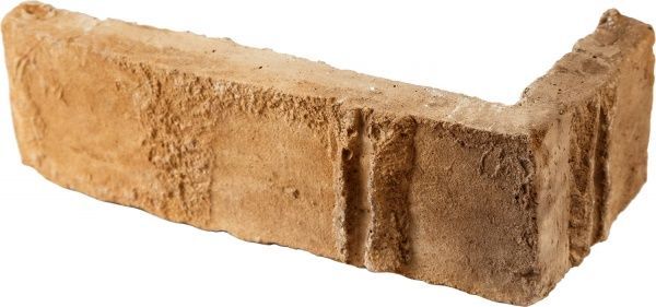 Плитка бетонна кутник Саватекс Декор Цегла стара бежева 1 пог.м