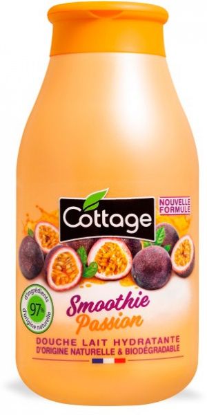 Набір подарунковий для жінок Cottage Молочко для душа Маракуя + Гель-ексфаліант Солодка карамель 250x270 мл (936182)