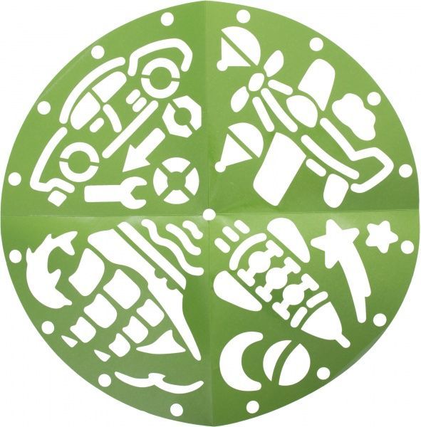 Трафарет Рисуем на асфальте 2145  55 мм Ranok-Creative