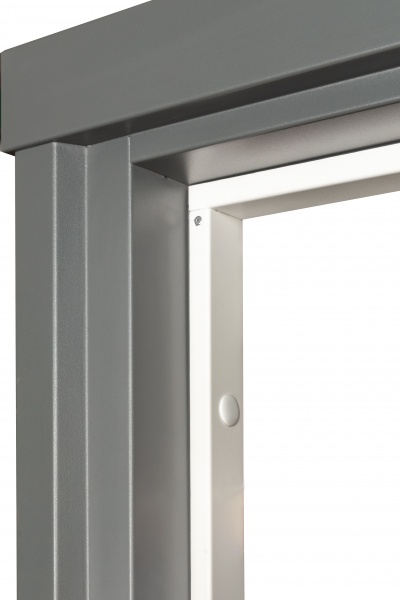 Двері вхідні Булат Термо House-705 антрацит / дуб полярний 2050x950 мм праві