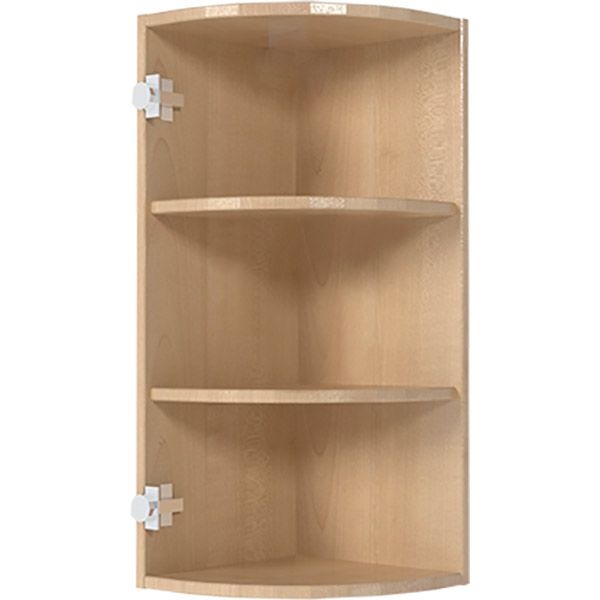 Шкаф верхний угловой радиусный 300x720x300 мм клен 