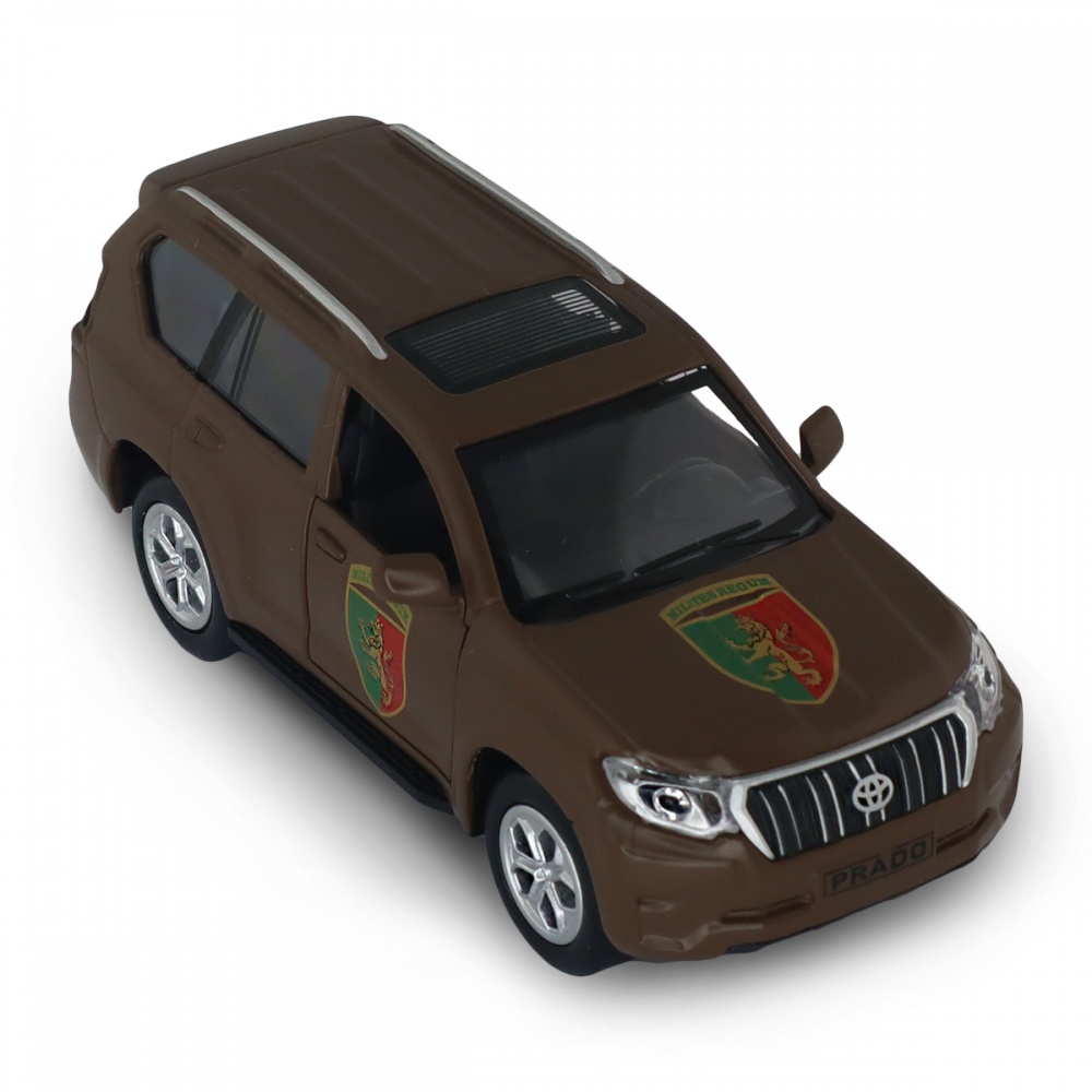 Автомодель TechnoDrive 1:32 серии Шевроны Героев Toyota Prado 24 ОМБр KM618824