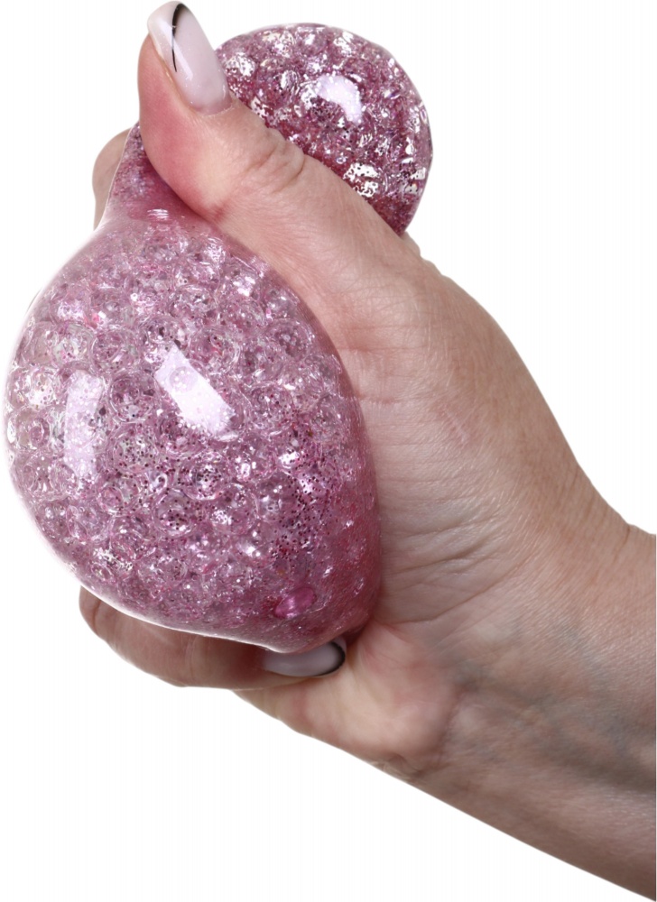 Игрушка-антистресс PIXIE блестящий мяч 70 мм в ассорт. CKS-10483