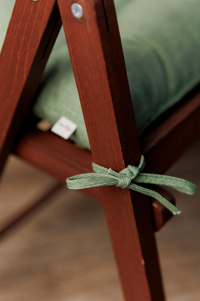 Подушка на стілець БОТАНІКА зелена 40х40 La Nuit