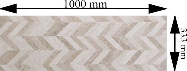 Плитка STN CERAMICA Фірензе EP Крема 33,3х100 