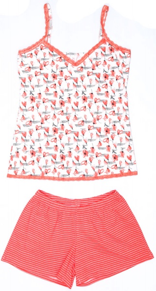 Комплект женский Roksana Bloom 803/16343 р. S коралловый 