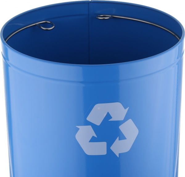 Урна EforMetal вулична блакитний EFR-1321 blue