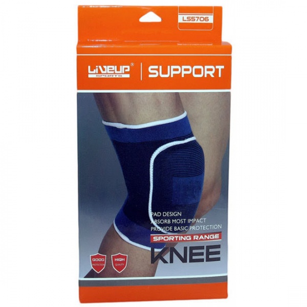 Наколенник Knee Support LiveUp LS5706 р. M синий