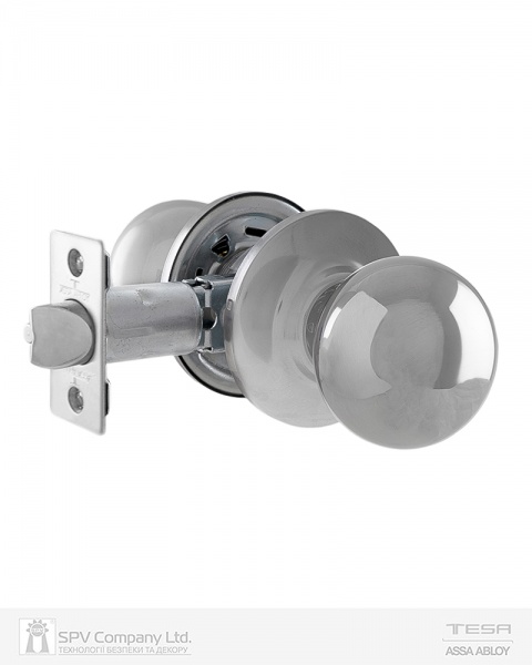 Кнобсет (ручка-засувка) TESA 1-way 3905u0 univ bs60/70 мм 33-52 мм bola (комплект) хром