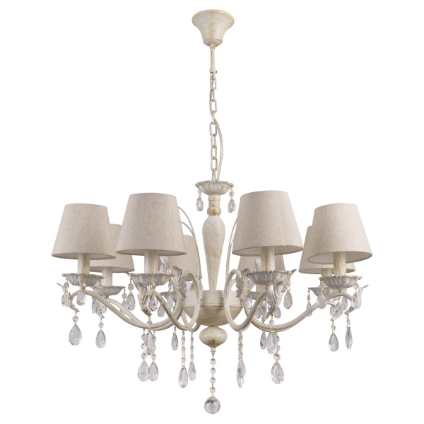Люстра Victoria Lighting 8x40 Вт E14 бежевий Selita/SP8 