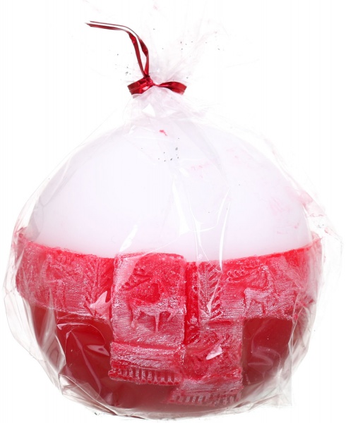 Свічка декоративна куля 80 мм Шарф Pako-If