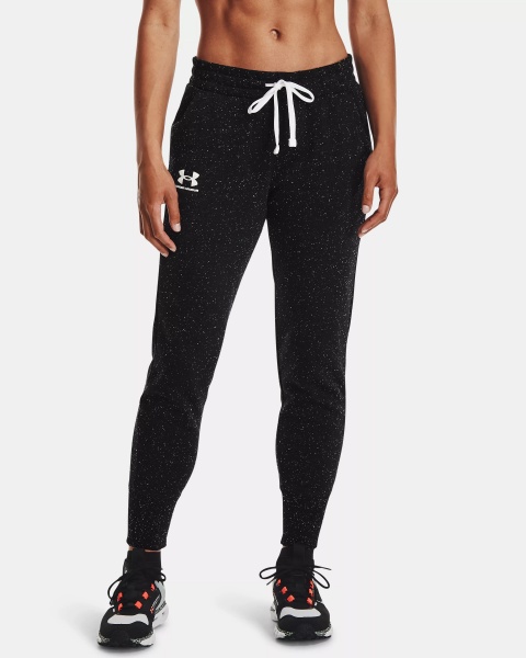 Штани Under Armour Rival Fleece Joggers 1356416-002 р. S/M чорний