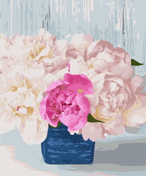 Картина по номерам Перламутровые пионы 12126-AC 40х50 см ArtCraft 