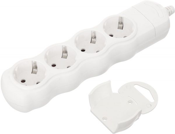 Колодка Expert Power с заземлением 4 гн. белый BNG-SS4NSGR-WH 