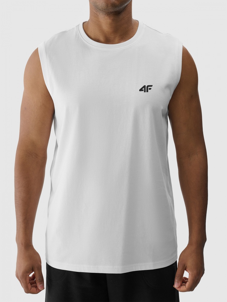 Футболка 4F SLEEVELESS M125 р.L белый