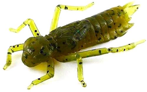 Принада FishUp Dragonfly 1 30 мм 10 шт. #074 green pumpkin seed