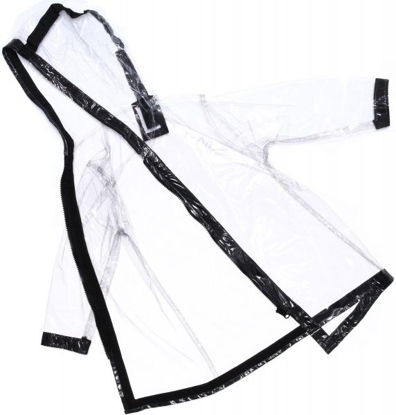 Дождевик Drydope с черной лентой р.110 прозрачный 020-г/д1 