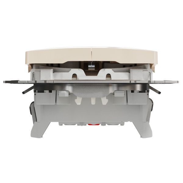 Выключатель двухклавишный Schneider Electric Sedna Design с подсветкой 10 А 250В бежевый SDD112105L