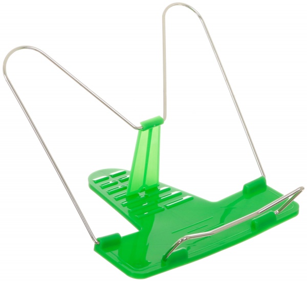 Подставка для книг пластиковая зеленая Nota Bene