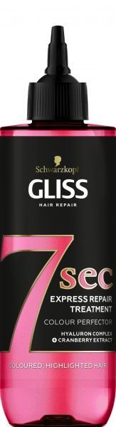 Маска для волосся Gliss Kur Експрес 7 сек Color Perfector для фарбованого 200 мл