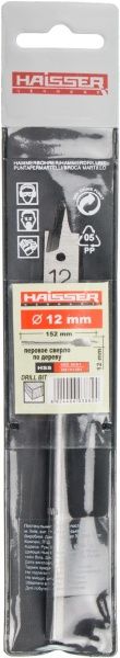 Свердло по дереву перове Haisser 20x152 мм 12 мм
