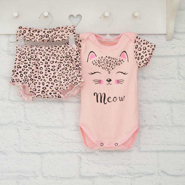 Комплект Blanka Мяу рожевий р.80 12973 