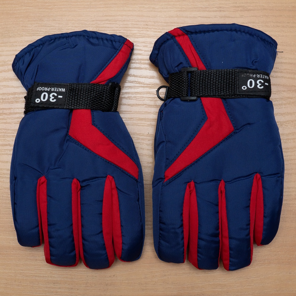 Варежки Devilon лыжные детские р.22 /синий 519384