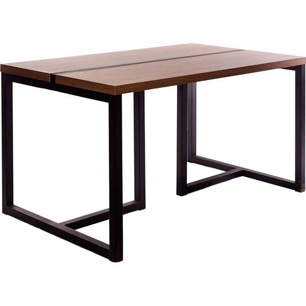 Стіл обідній Лугалпроф СК1 чорний/дуб сонома 