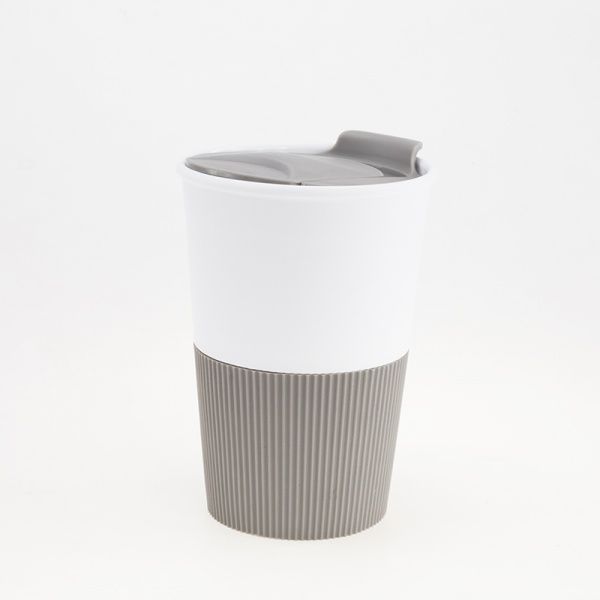 Термочашка Bergamo Gracia 0,35 л пластикова сіра