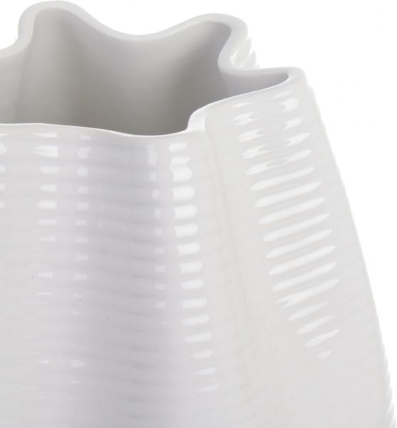 Ваза керамическая Iceberg 16.5х20 см серая