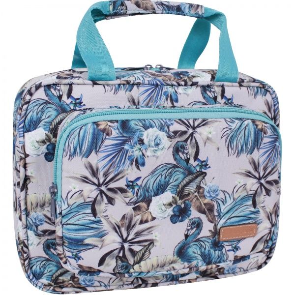 Косметичка Bagland Фламинго 4 л бирюзовый суб.873 (720664) 