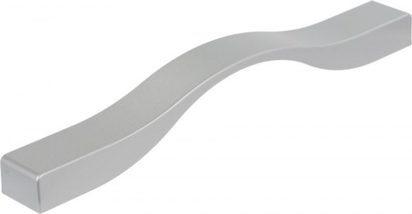 Меблева ручка 128 мм матовий хром Poliplast 0329V06