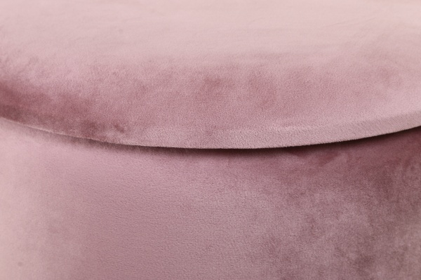 Скриня-пуф для зберігання Laurent пудровий 37,5х37,5х41 см 