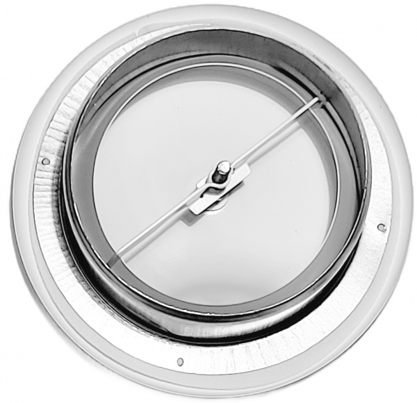 Рамка вентиляційна припливна (анемостат) SV 150 мм метал білий 