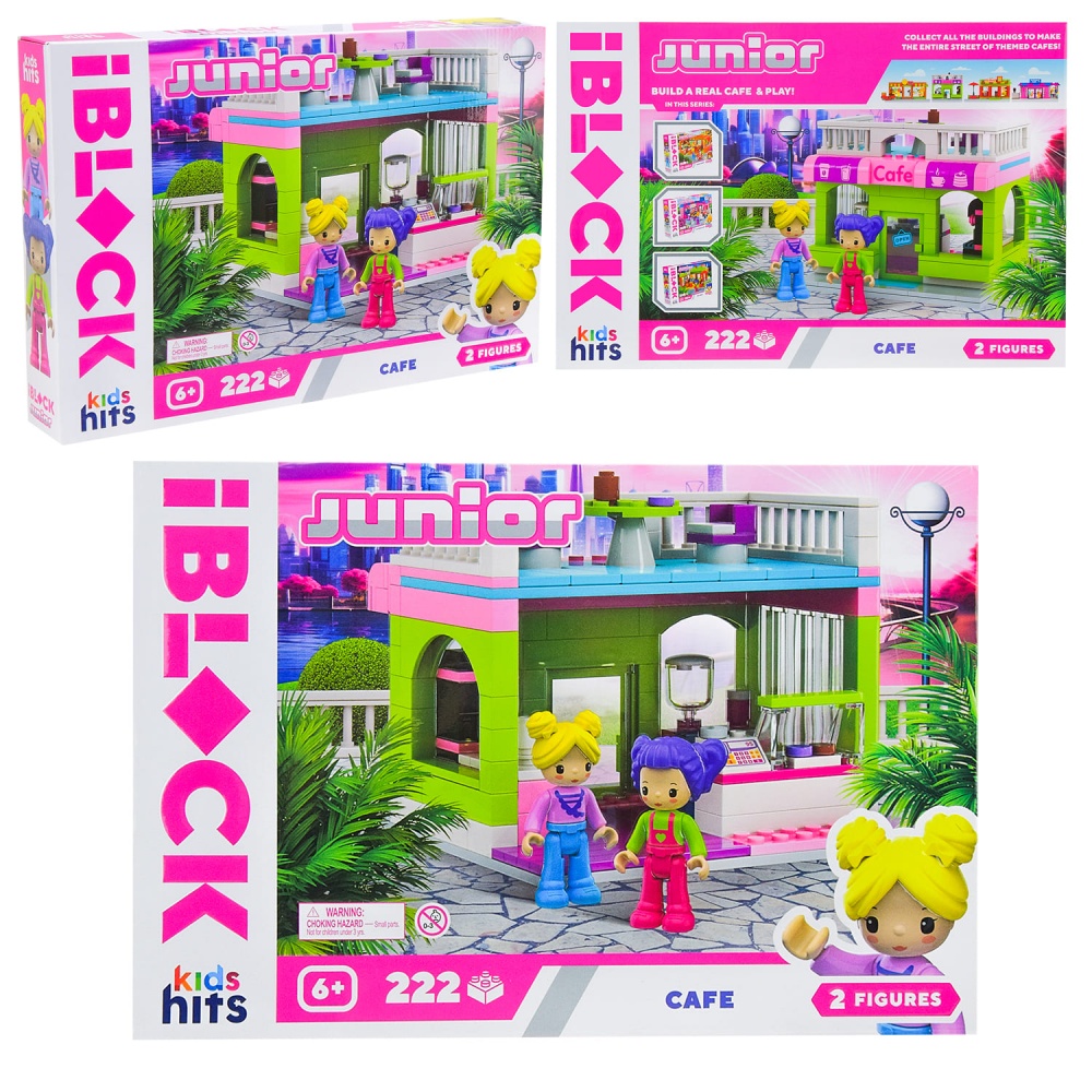 Конструктор Iblock Kids Hits JUNIOR 222 деталі KH08/003/4