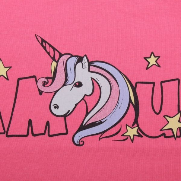 Футболка для дівчаток Roksana №01/16900 Амур р.104-110 фуксія 