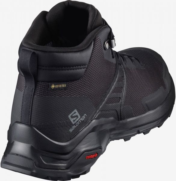 Ботинки Salomon X RAISE MID GTX Bk/Bk/Quiet Shad L41095700 р. UK 11,5 черный
