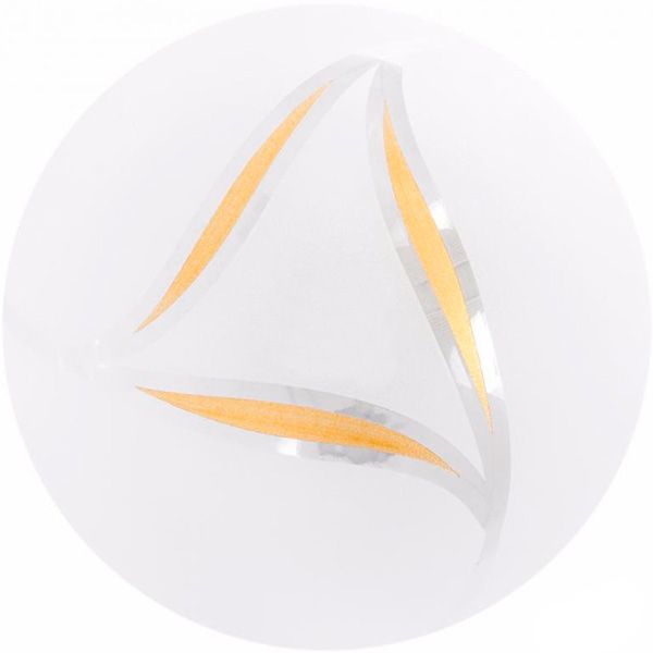 Светильник настенный Укрсвітло НПБ 1x60 Вт E27 белый с золотистым 05053 