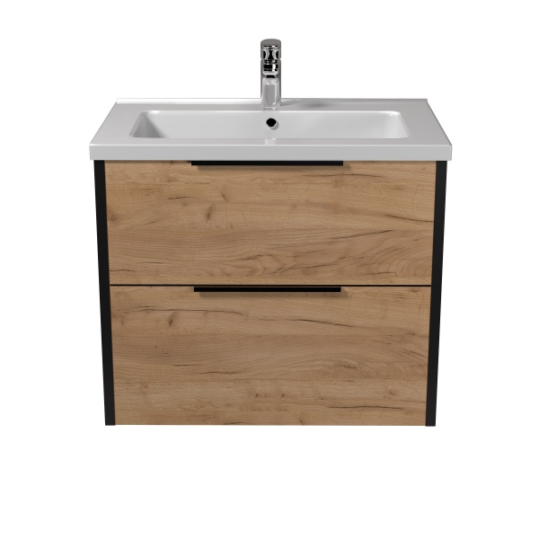 Тумба підвісна Мойдодир Line Craft 70-А з умивальником Rodeo 70