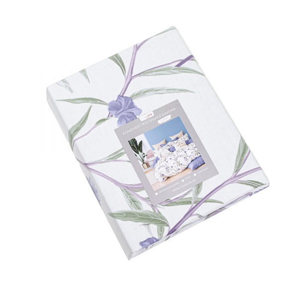 Комплект постельного белья Южная весна семейный разноцветный Homeline 