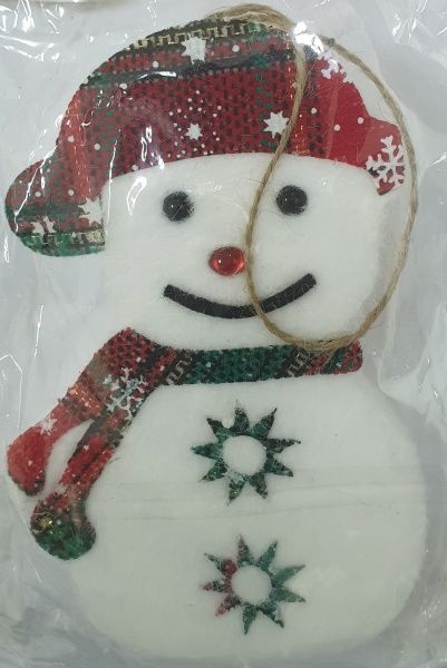 Підвіска ПіонеR Сніговик 13 см