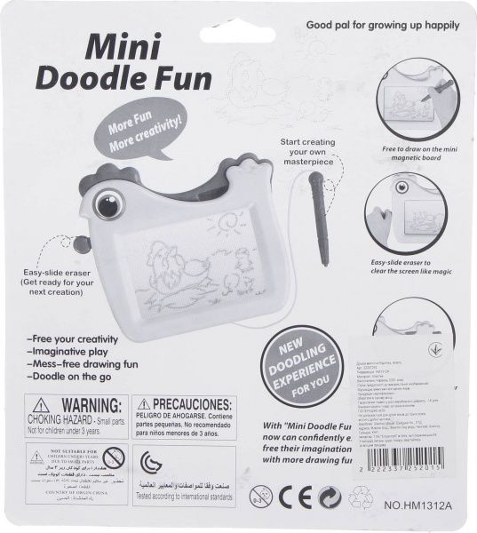 Дошка магнітна First Classroom Курочка жовта HM1312A/yel