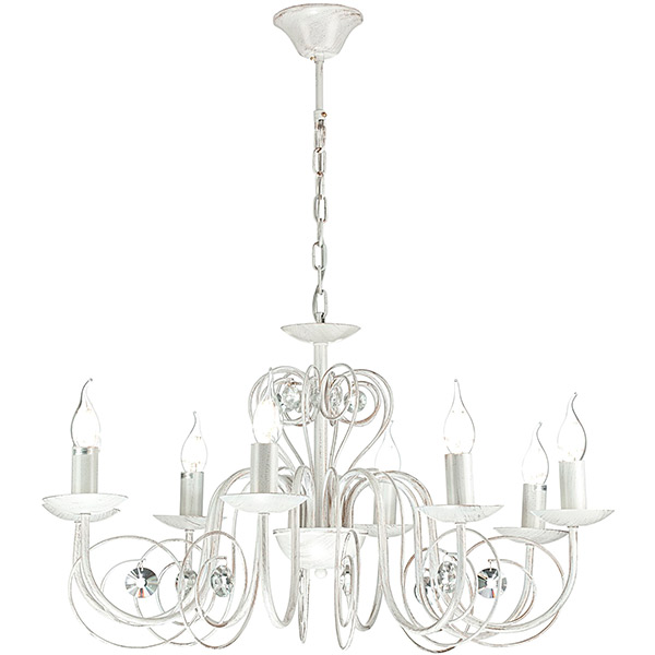 Люстра підвісна Victoria Lighting 8xE14 білий Luce/SP8 