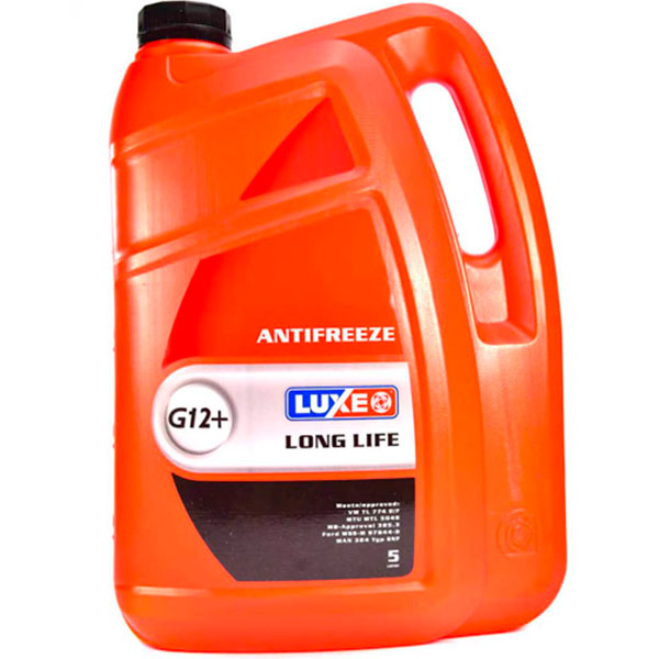 Антифриз Luxe Long Life G12+ 5л червоний 