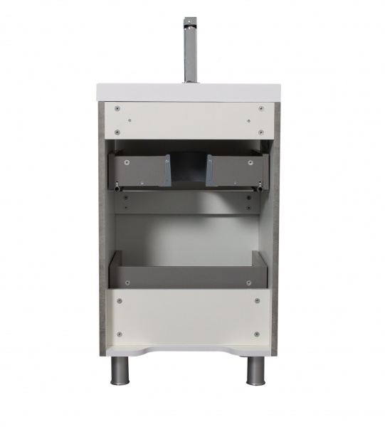 Тумба напольная Aqua Rodos Vista 50 cерый мрамор