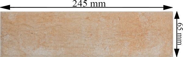 Клинкерная плитка Dallo miele 24,5x6,5 Cerrad