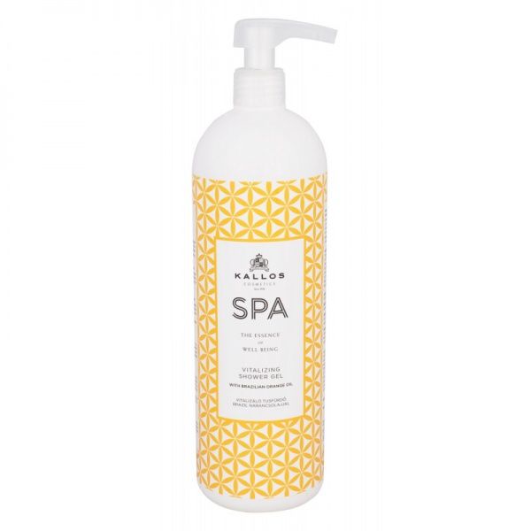 Гель для душу Kallos SPA оживляючий з олією бразильського апельсину 1000 мл